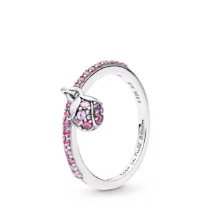 (imagen para) Anillo PANDORA Flor de flor de durazno 198094NCCMX