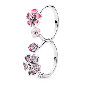 (imagen para) Anillo PANDORA Flores de flor de durazno 198091NCCMX