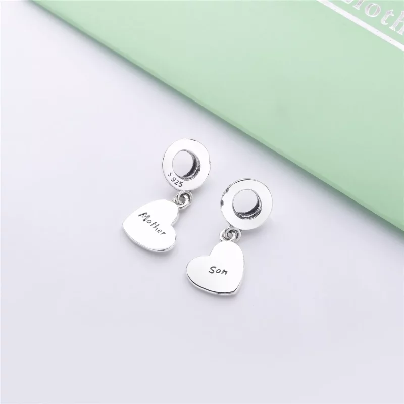 (imagen para) Charm colgante en plata de ley y Pandora Rose Amor de Madre e Hijo - 787783EN16 - Ver 4