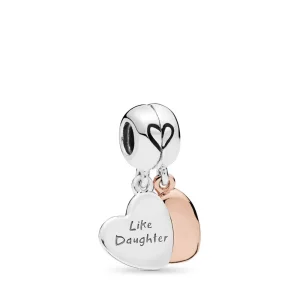 (imagen para) Charm colgante en plata de ley y Pandora Rose Amor de Madre e Hijo - 787783EN16