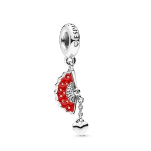 (imagen para) Charm Colgante PANDORA en plata de ley Abanico español - 797879EN09