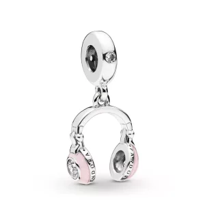 (imagen para) Charm Colgante PANDORA en plata de ley Auriculares Rosas - 797902EN160