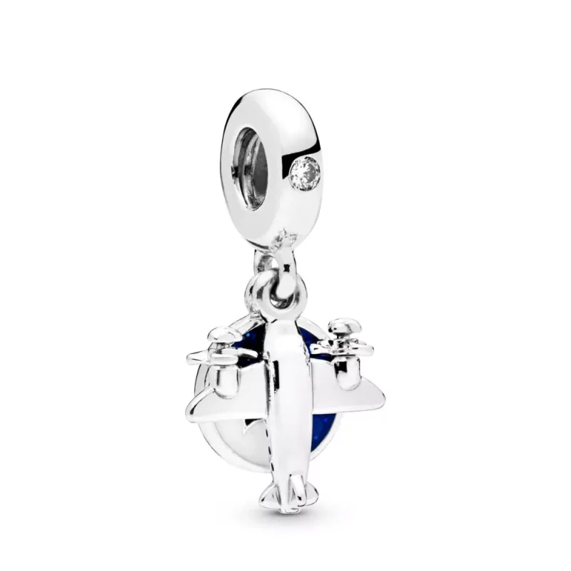 (imagen para) Charm Colgante PANDORA en plata de ley Avioneta - 798027CZ