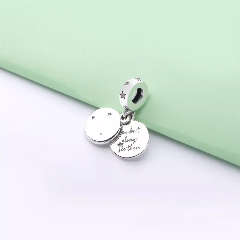 (imagen para) Charm Colgante PANDORA en plata de ley Hermanas Para Siempre - 798012FPC - Ver 4