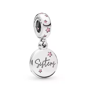 (imagen para) Charm Colgante PANDORA en plata de ley Hermanas Para Siempre - 798012FPC