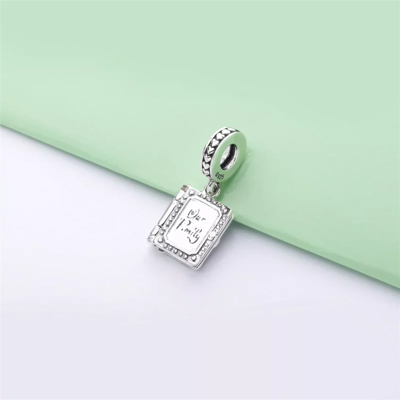 (imagen para) Charm Colgante PANDORA en plata de ley Libro de Familia - 798105 - Ver 2