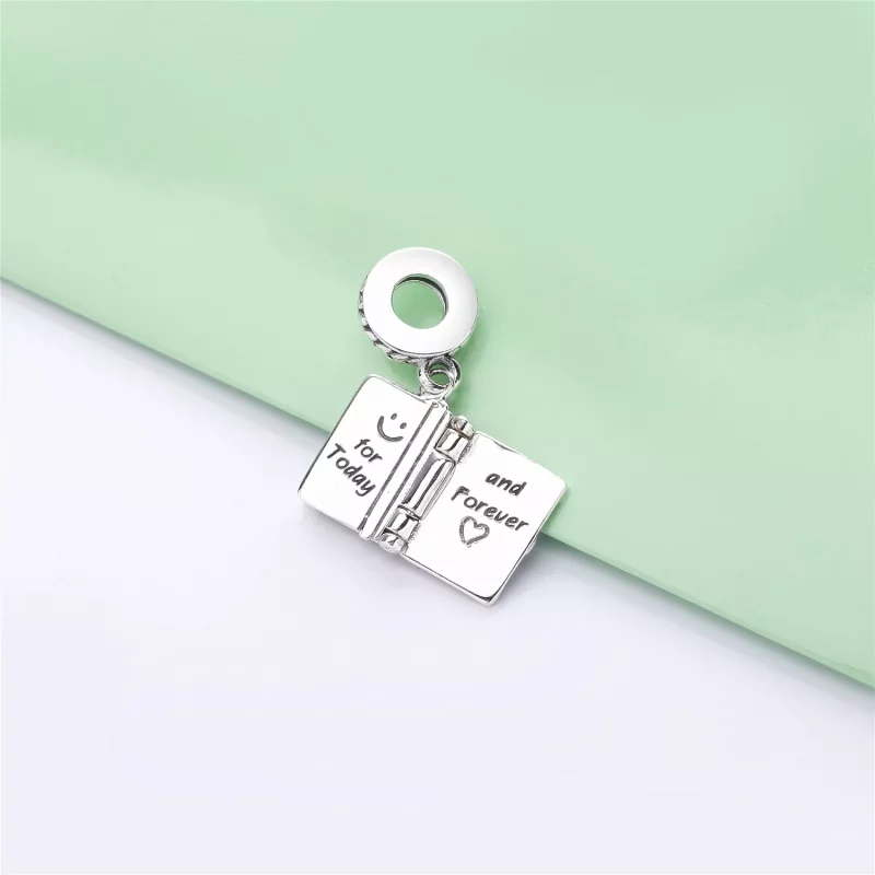 (imagen para) Charm Colgante PANDORA en plata de ley Libro de Familia - 798105 - Ver 4