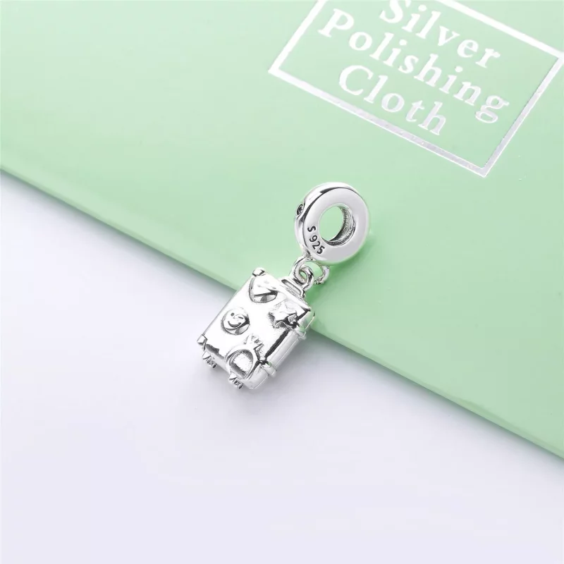 (imagen para) Charm Colgante PANDORA en plata de ley Maleta - 797887EN160 - Ver 2