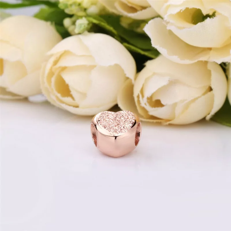 (imagen para) Charm en Pandora Rose Corazón Brillante Mate - 787881 - Ver 4
