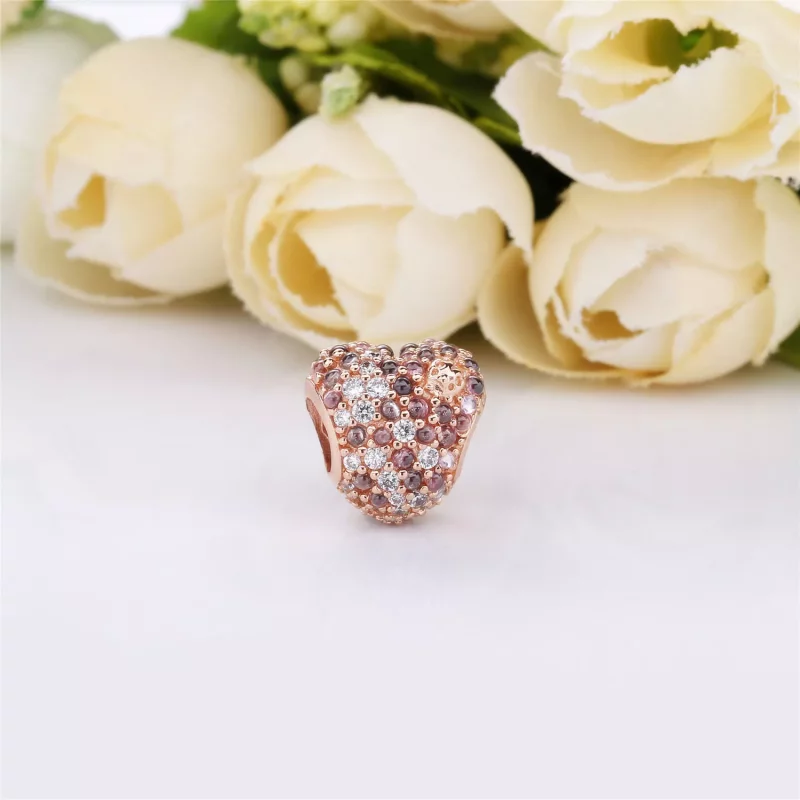 (imagen para) Charm en Pandora Rose Corazón Mariquita Brillante - 787894NPOMX - Ver 2