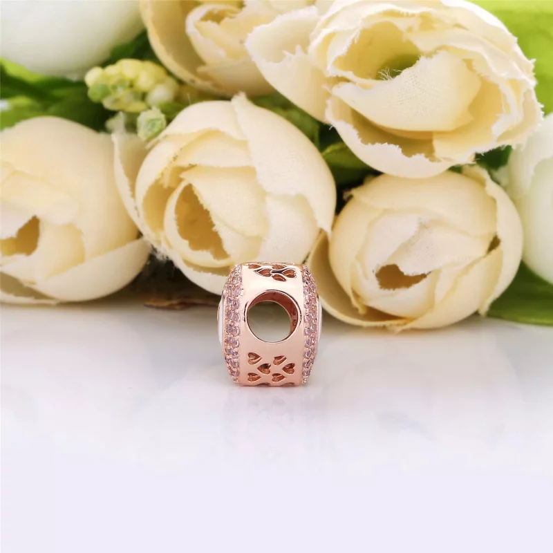 (imagen para) Charm en Pandora Rose Corazones Sobre Corazones - 788097NPR - Ver 4