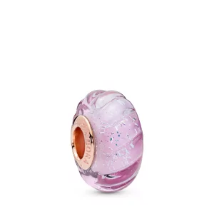 (imagen para) Charm PANDORA cristal de Murano Ondas Brillantes - 788107