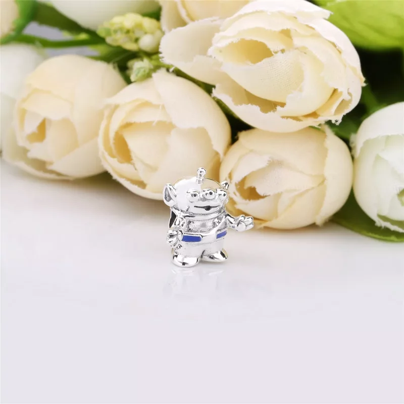 (imagen para) Charm PANDORA en plata de ley Alien, Toy Story - 798045EN82 - Ver 3