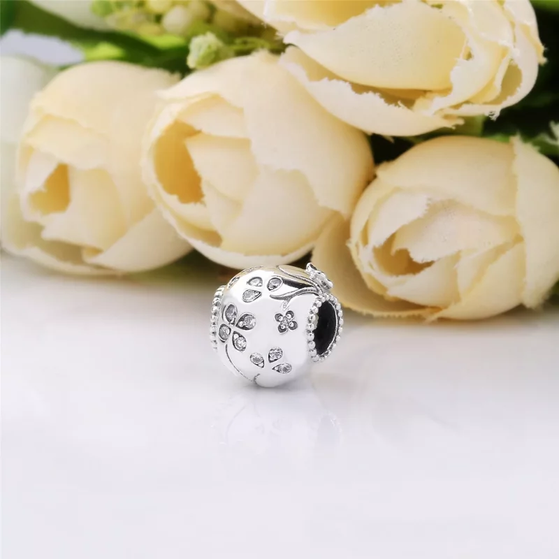 (imagen para) Charm PANDORA en plata de ley Calavera Brillante - 797866CZ - Ver 3