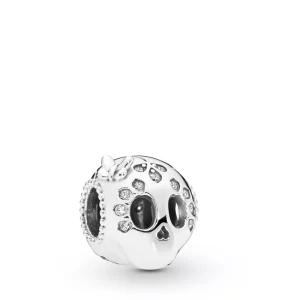 (imagen para) Charm PANDORA en plata de ley Calavera Brillante - 797866CZ