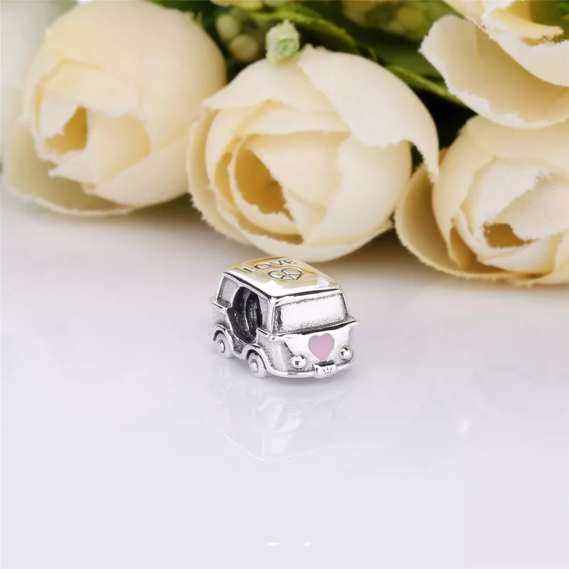 (imagen para) Charm PANDORA en plata de ley Caravana - 797871EN160 - Ver 2