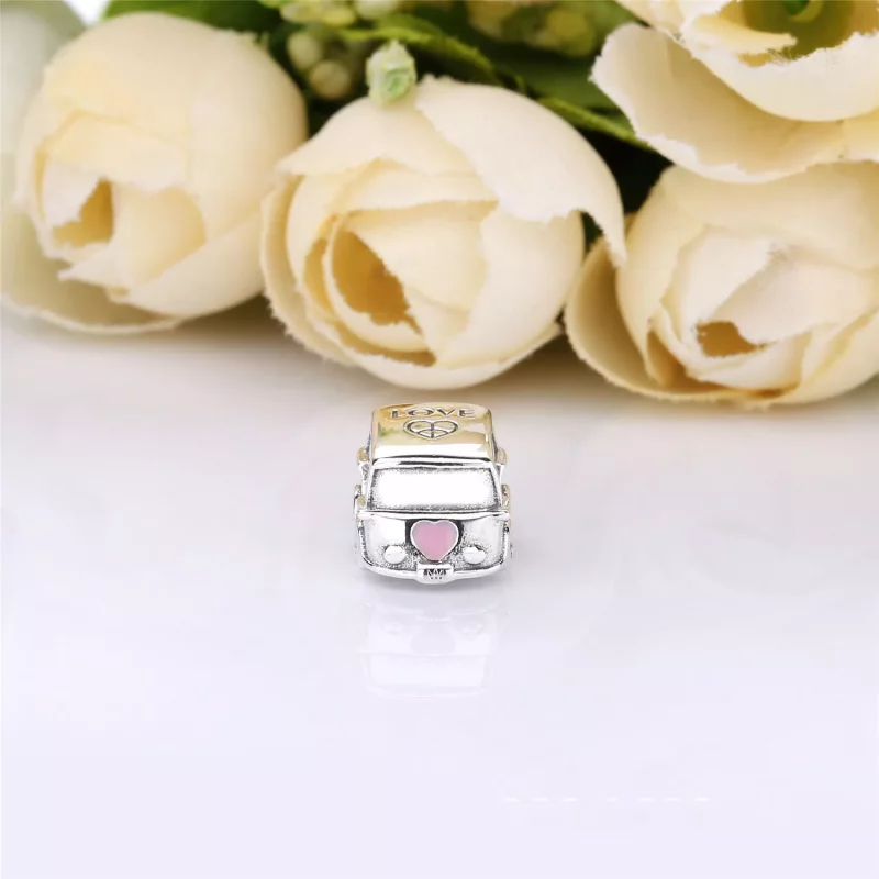 (imagen para) Charm PANDORA en plata de ley Caravana - 797871EN160 - Ver 3