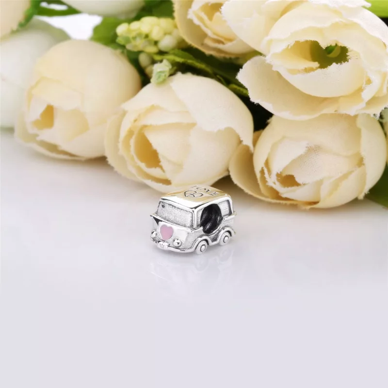 (imagen para) Charm PANDORA en plata de ley Caravana - 797871EN160 - Ver 4