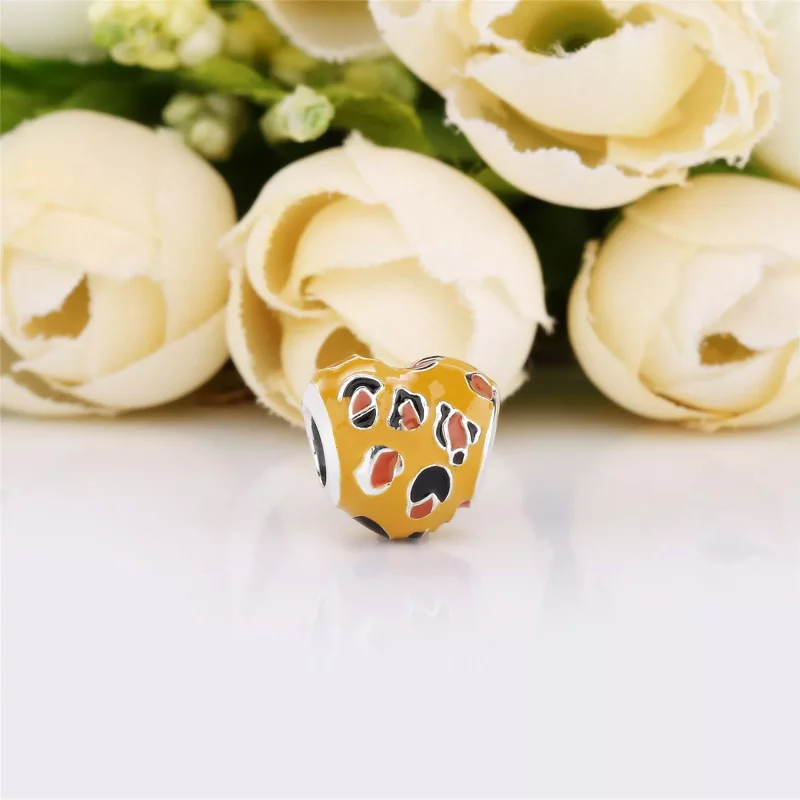 (imagen para) Charm PANDORA en plata de ley Corazón Salvaje - 798065ENMX - Ver 2