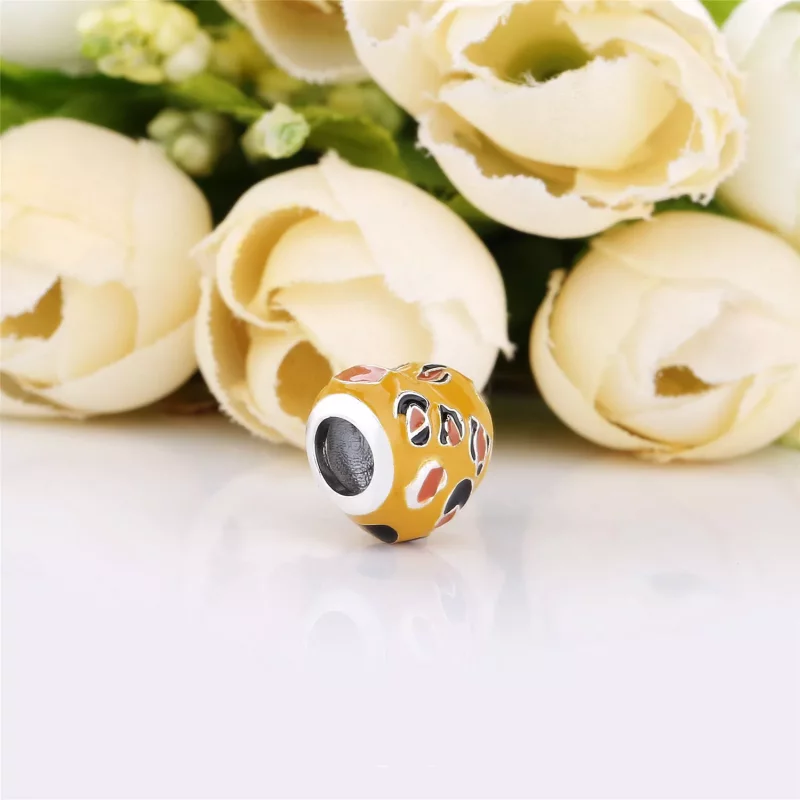 (imagen para) Charm PANDORA en plata de ley Corazón Salvaje - 798065ENMX - Ver 3