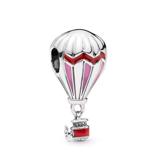 (imagen para) Charm PANDORA en plata de ley Globo Aeroestático Rojo - 798055ENMX