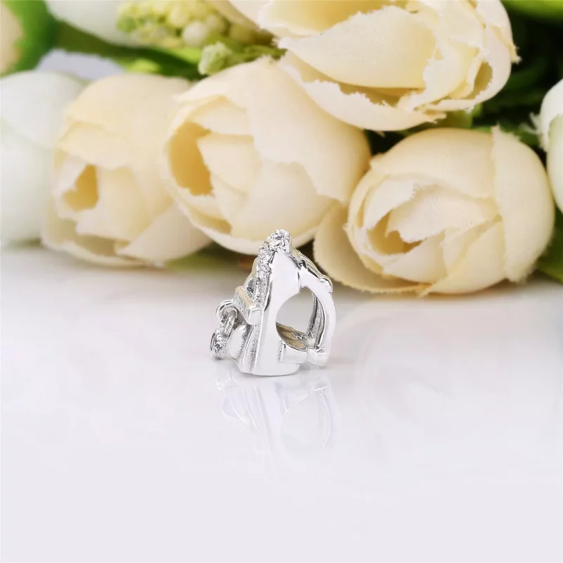 (imagen para) Charm PANDORA en plata de ley Mochila Aventurera - 797859CZ - Ver 4