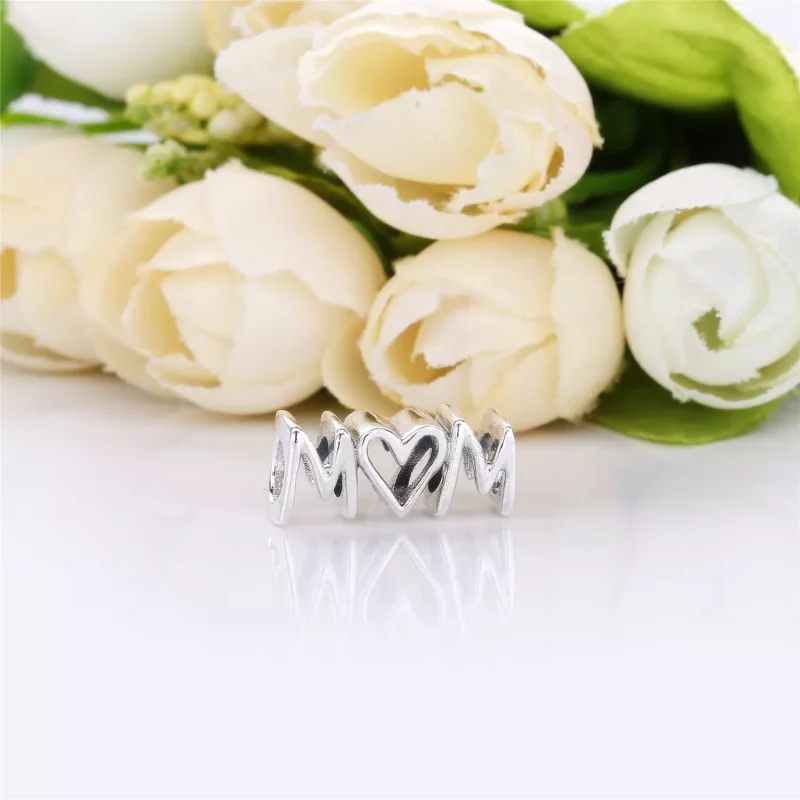(imagen para) Charm PANDORA en plata de ley Mum - 797778 - Ver 2
