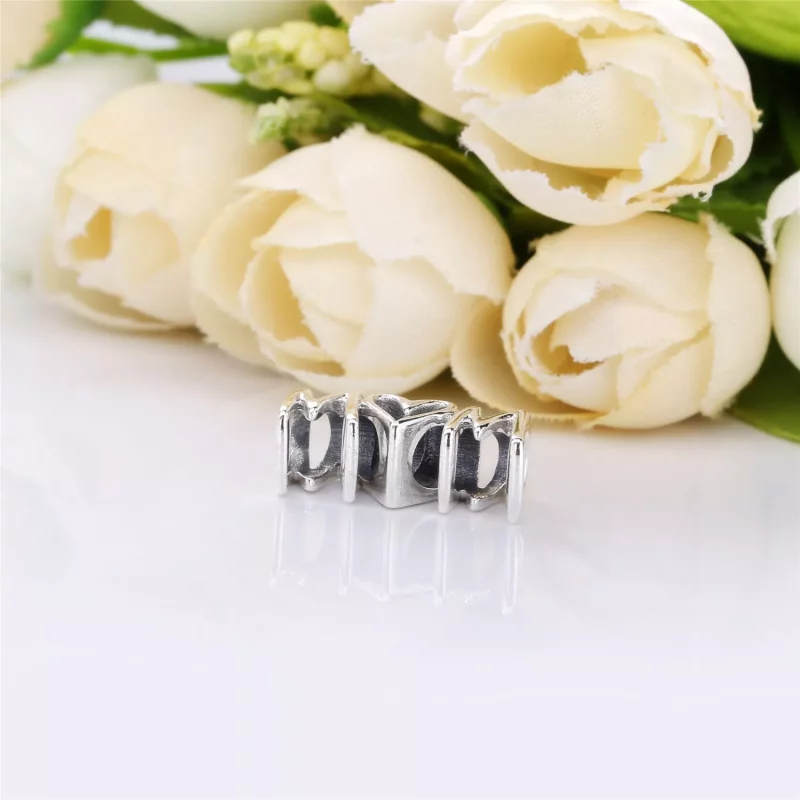 (imagen para) Charm PANDORA en plata de ley Mum - 797778 - Ver 4