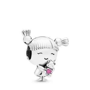 (imagen para) Charm PANDORA en plata de ley Niña - 798016EN160