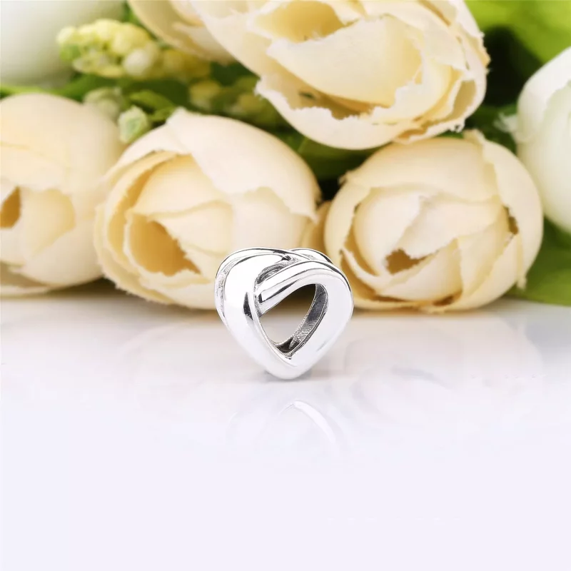 (imagen para) Charm PANDORA en plata de ley Nudo de Corazón - 798081 - Ver 2
