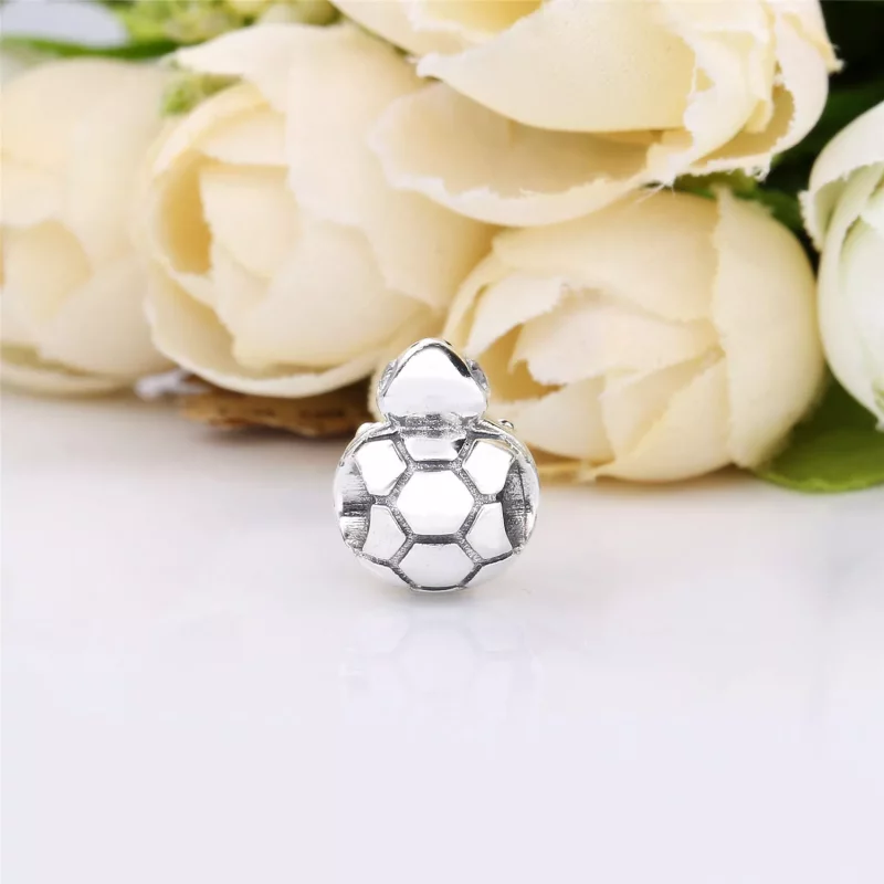 (imagen para) Charm PANDORA en plata de ley Tortuga con ojos Brillantes - 797878CZ - Ver 4