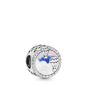(imagen para) Charm PANDORA en plata de ley Viaje en Globo - 798061CZ