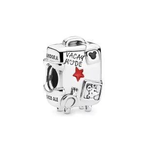 (imagen para) Charm PANDORA Maleta Mickey y Minnie Mouse 'Vacay Mode' 7501057372312P