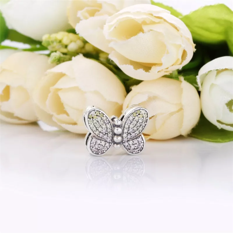 (imagen para) Charm Reflexions PANDORA en plata de ley Mariposa Deslumbrante - 797864CZM - Ver 2