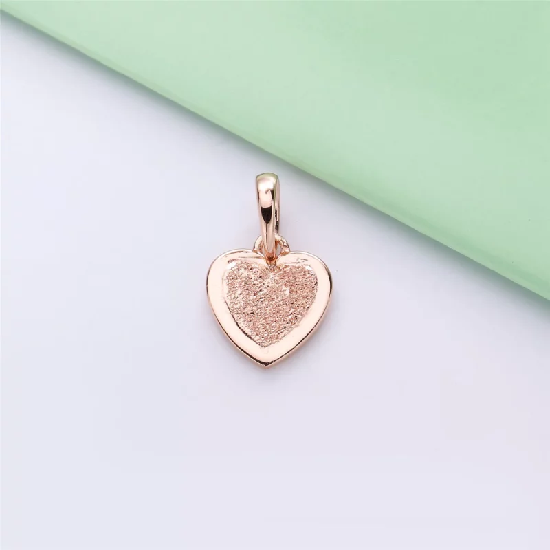 (imagen para) Colgante en Pandora Rose Corazón Brillante Mate - 387926 - Ver 3