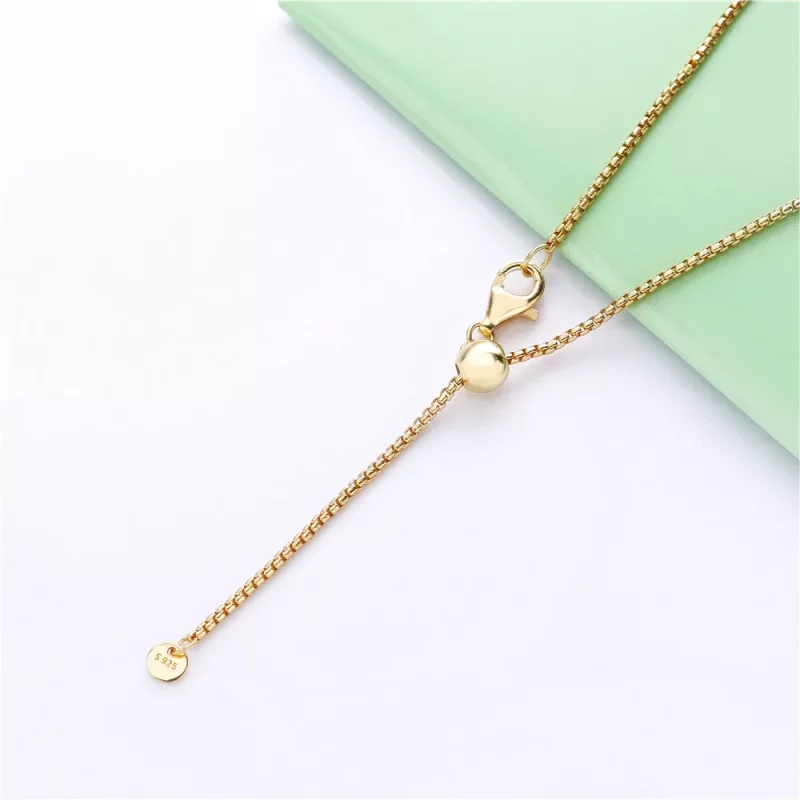 (imagen para) Collar en Pandora Shine Tallo de Flor - 367958CZ-50 - Ver 4