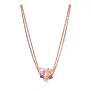 (imagen para) Collar PANDORA Flor de flor de durazno 388101NCC