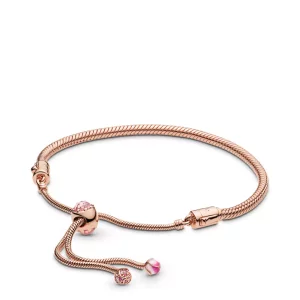 (imagen para) Pulsera PANDORA Flor de flor de durazno 588093NCCMX