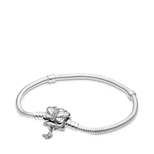(imagen para) Pulsera PANDORA Moments en plata de ley Cierre Mariposa - 597929CZ