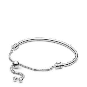 (imagen para) Pulsera PANDORA Moments en plata de ley Rígida cierre deslizante - 597953CZ