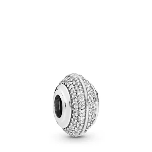 (imagen para) Separador PANDORA en plata de ley Pavé Brillante - 798066CZ