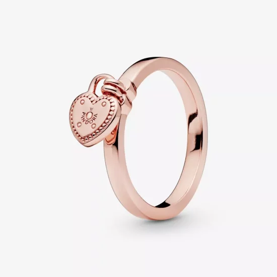 (imagen para) Anillo en Pandora Rose Candado de Amor - 186571