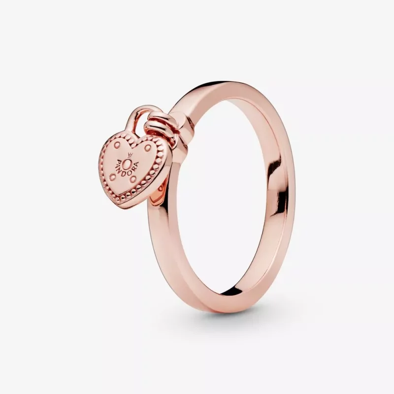 (imagen para) Anillo en Pandora Rose Candado de Amor - 186571