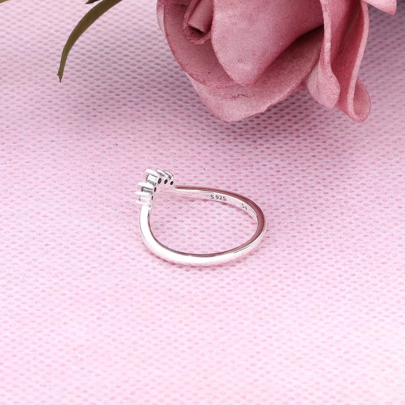 (imagen para) Anillo PANDORA Deseo Clásico con tiara - 198282CZ - Ver 3