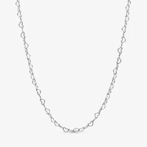 (imagen para) Cadena PANDORA en plata de ley Corazones Conectados 397961