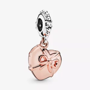 (imagen para) Charm Colgante en PANDORA Rose Corazón brasileño 788025CZ