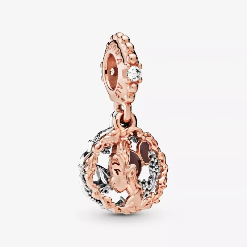 (imagen para) Charm Colgante en PANDORA Rose Disney, princesa Tiana 788234CZ