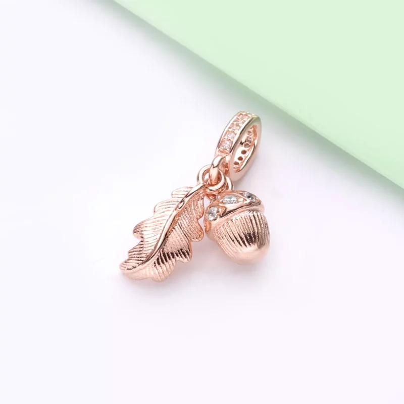 (imagen para) Charm Colgante PANDORA Bellota y Hoja - 788248CZ - Ver 2