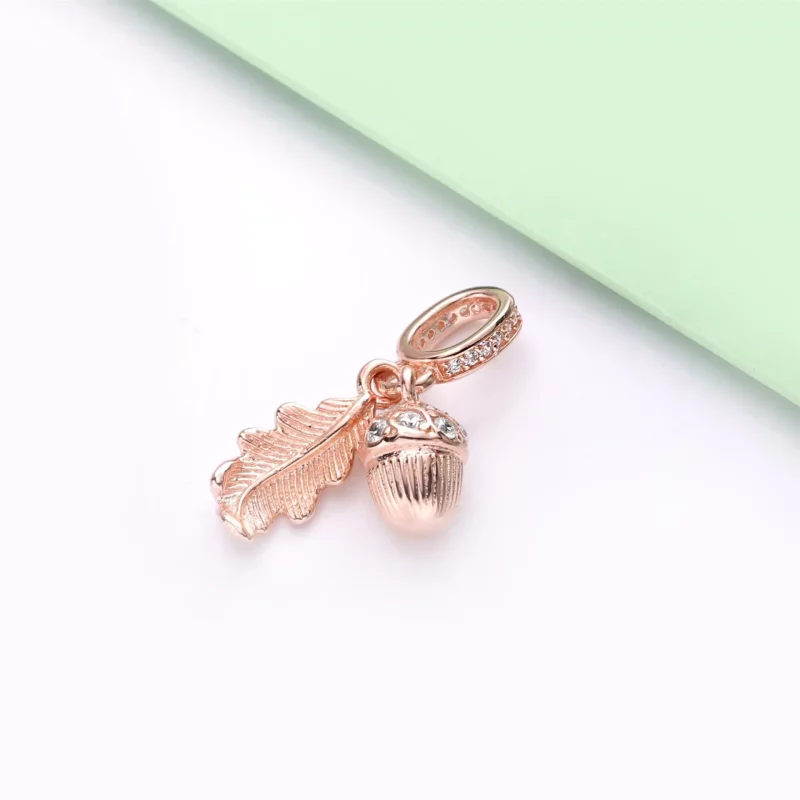 (imagen para) Charm Colgante PANDORA Bellota y Hoja - 788248CZ - Ver 3