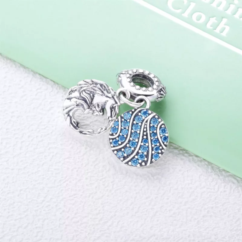 (imagen para) Charm Colgante PANDORA de Elsa y Nokk Frozen - 798456C01 - Ver 3